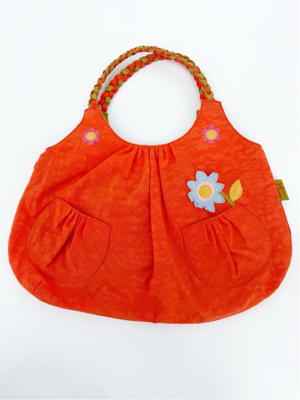 Y2K Vintage Kalipe Kipling Shoulder Bag Braided Strap